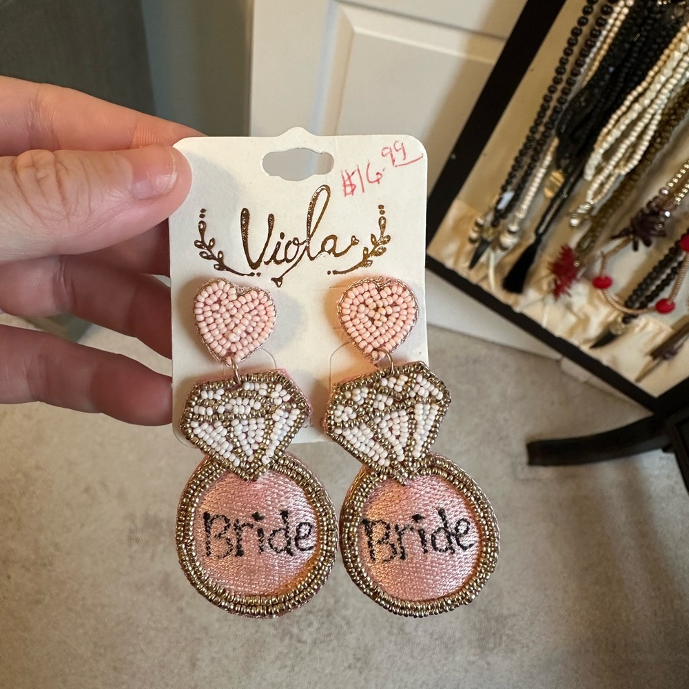 Bride earrings